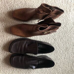 2 pairs Franco Sarto loafer and boot- 
Both size 8.5
